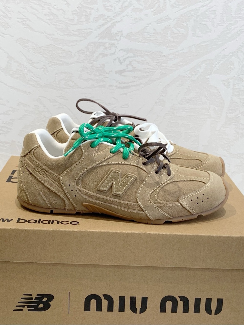 Womens MIU MIU x New Balance 530 SL Sneakers